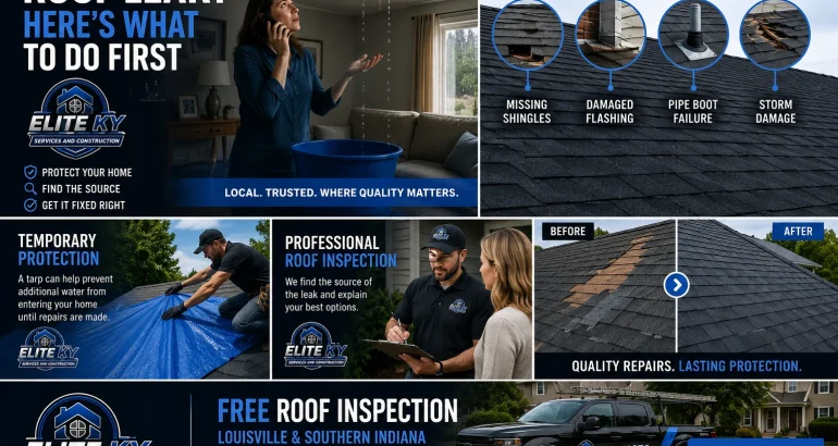 What Should I Do If My Roof Is Leaking?