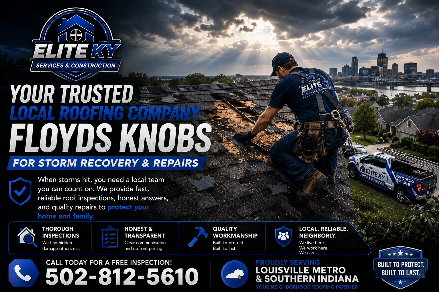 Your Trusted Local Roofing Company Floyds Knobs for Storm Recovery & Repairs