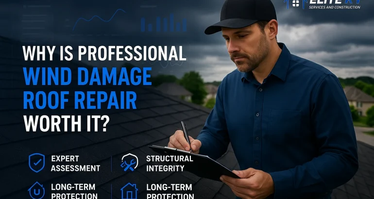 Why Is Professional Wind Damage Roof Repair Worth It?