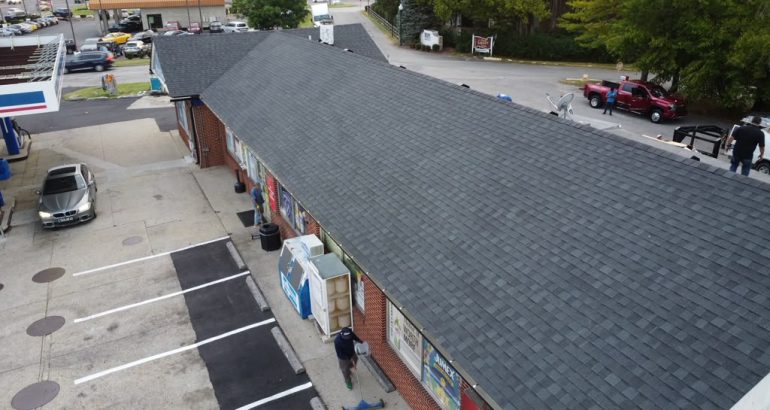 Commercial Roof Installation & New 6-Inch Gutters in Louisville, KY 40220