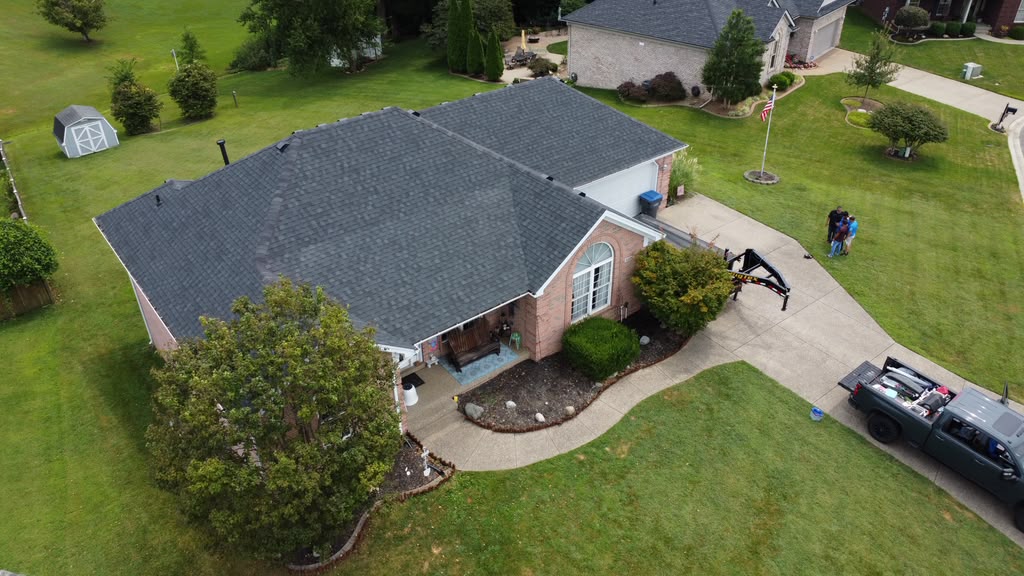 TAMKO Rustic Black roof replacement in Louisville KY 40272 by Elite KY Services Construction