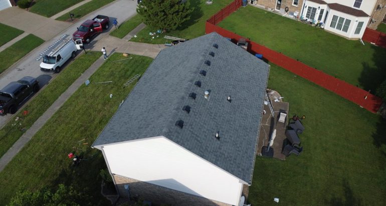Completed Roof Replacement, New Gutters & Window Wraps in Louisville, KY 40228