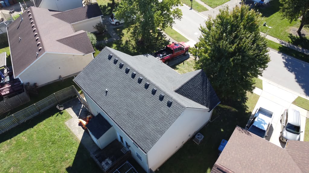 New TAMKO Titan XT Black Walnut shingle roof installed in Louisville KY by Elite KY Services & Construction